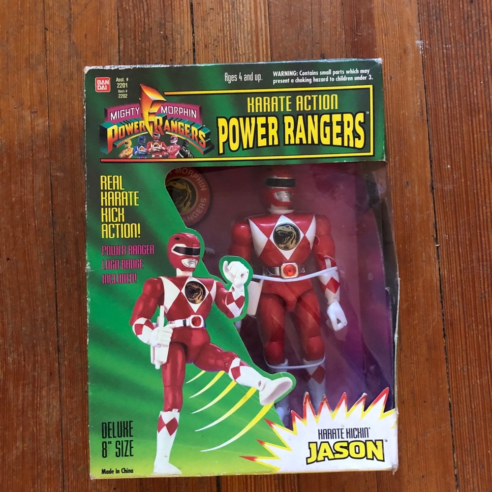 Red Power Ranger still in box